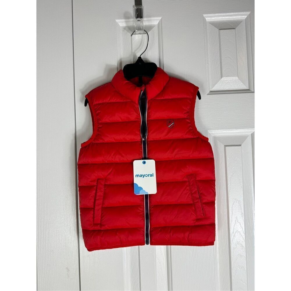 NWT Mayoral Boys Red Puffer Vest Size 3
